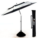 Poshlr Premium Beach Umbrella, Portable, Windproof and Lightweight
