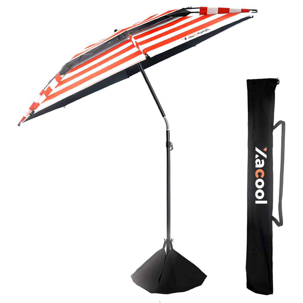 Xacool Beach Umbrella Windproof UV